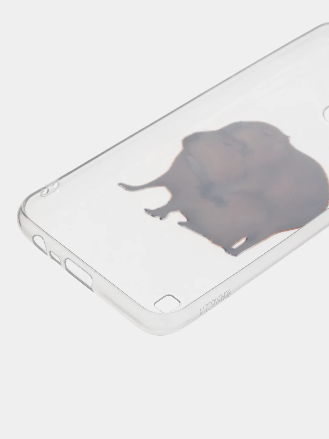 Бежевый силиконовый чехол на Oppo Realme C21Y/C25Y / Оппо Реалми C21Y/C25Y прозрачный, с рисунком