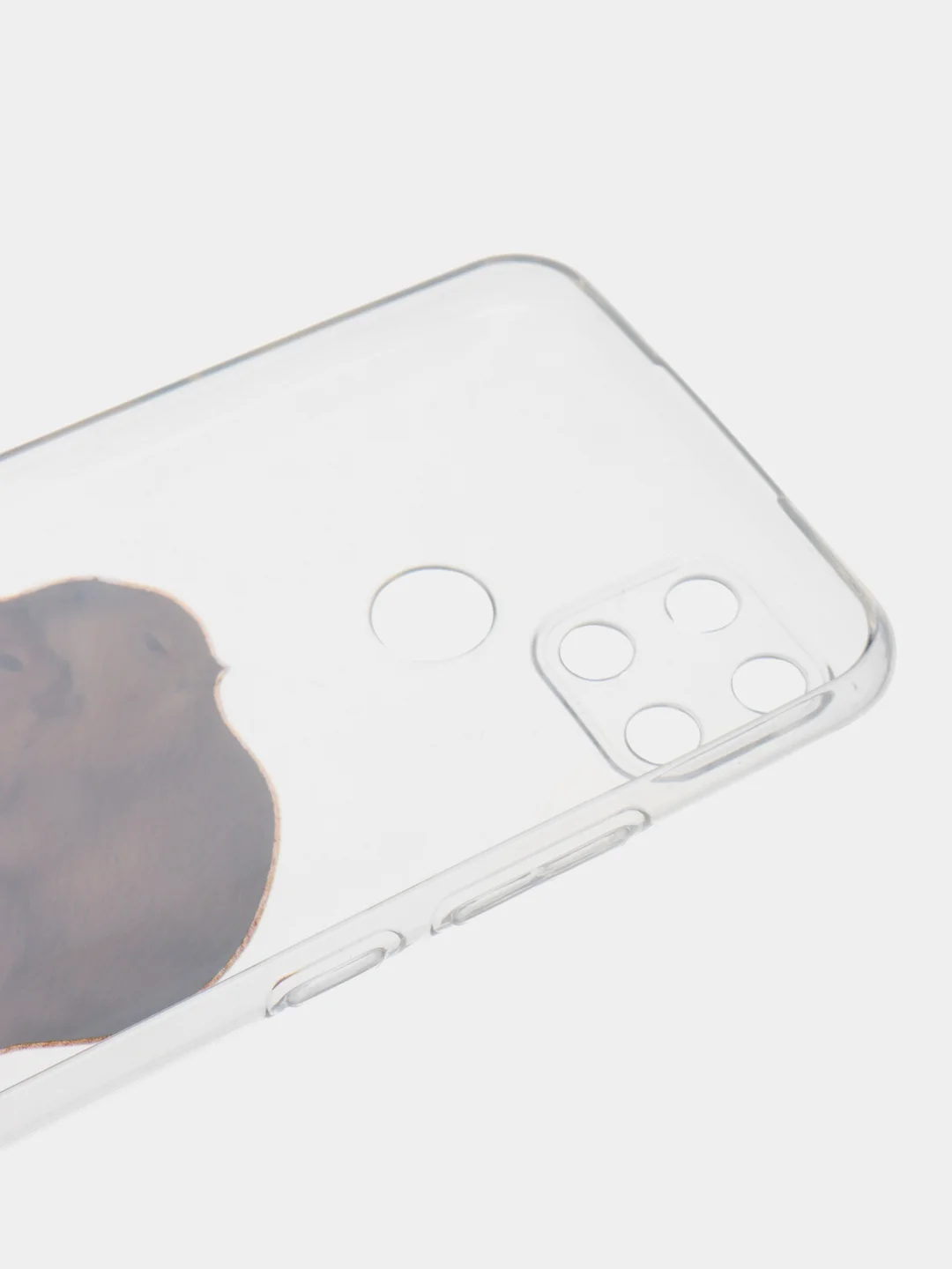 Бежевый силиконовый чехол на Oppo Realme C21Y/C25Y / Оппо Реалми C21Y/C25Y прозрачный, с рисунком
