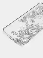 Пудровый чехол на Samsung Galaxy A33 5G / Галакси А33 5G прозрачный, с рисунком, защита камеры