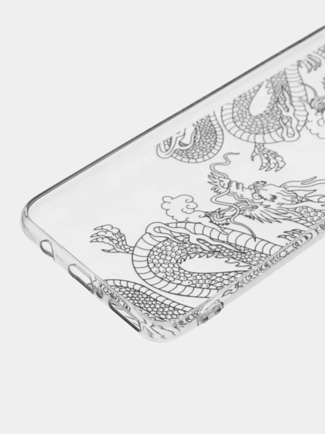 Пудровый чехол на Huawei P30 Lite/Honor 20S/20 Lite 2020 / Хонор 20 Lite прозрачный, с рисунком
