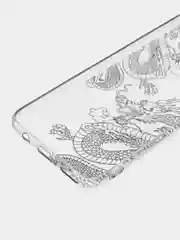 Пудровый чехол на Huawei P30 Lite/Honor 20S/20 Lite 2020 / Хонор 20 Lite прозрачный, с рисунком