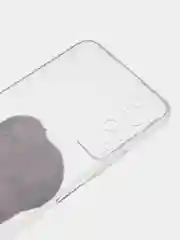Бежевый силиконовый чехол на Vivo Y31/Y53s 4G / Виво Y31 прозрачный, с рисунком, защита камеры