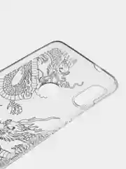 Пудровый чехол на Xiaomi Redmi Note 5/Note 5 Pro / Сяоми Редми Нот 5/5 Про прозрачный, с рисунком