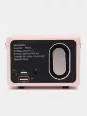 Бежевый колонка "Ретро радио" портативная, Fm, USB, Bluetooth