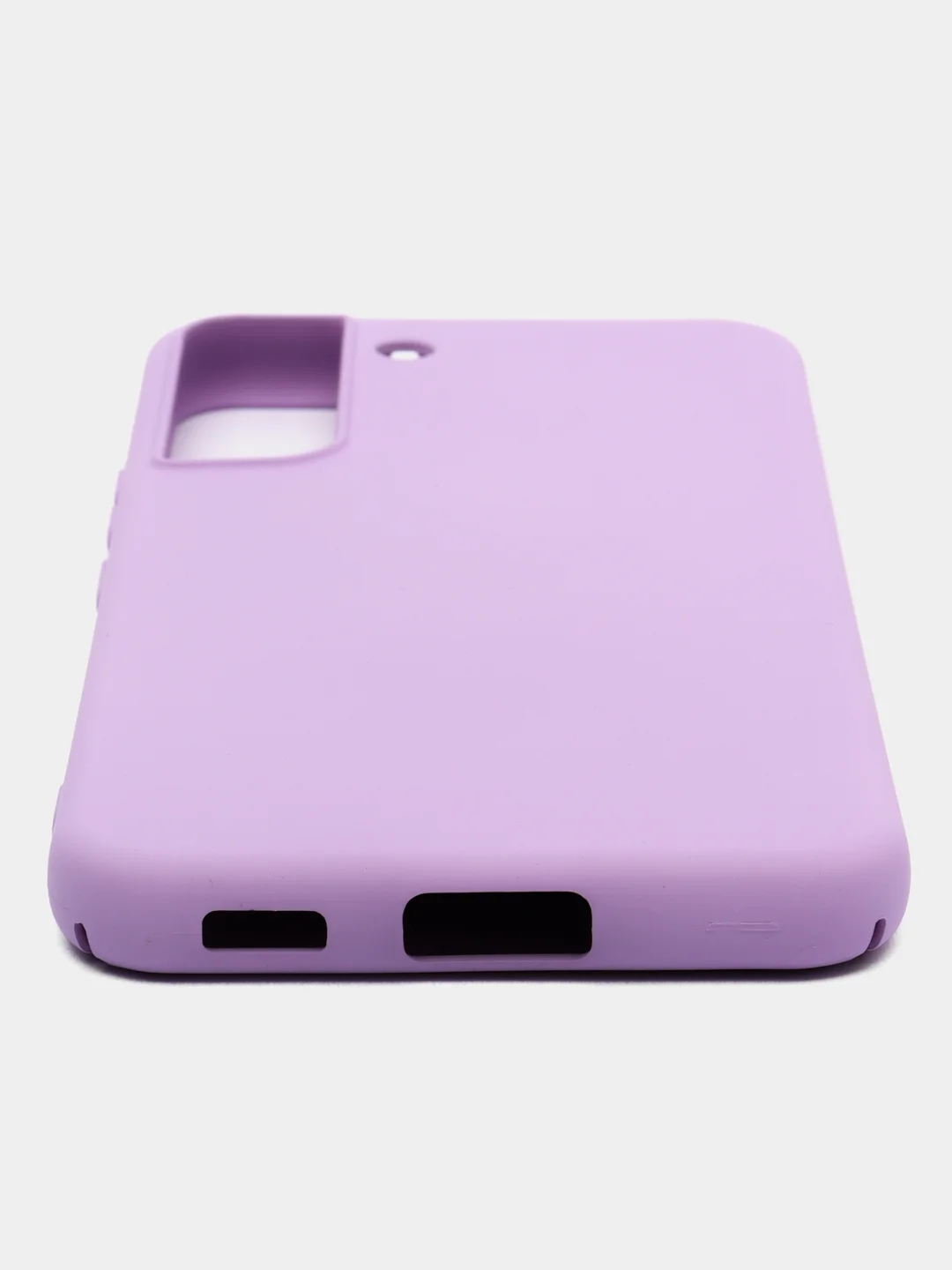 Сиреневый чехол силиконовый для Samsung Galaxy S22 (Самсунг Галакси С22), Silicone Cover