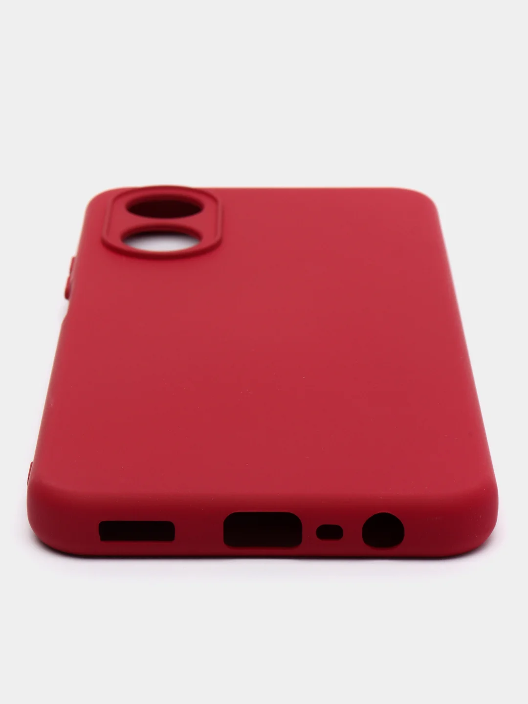 Бордовый чехол силиконовый для Oppo A17 / A17K, Оппо А17, А17К Silicone Cover