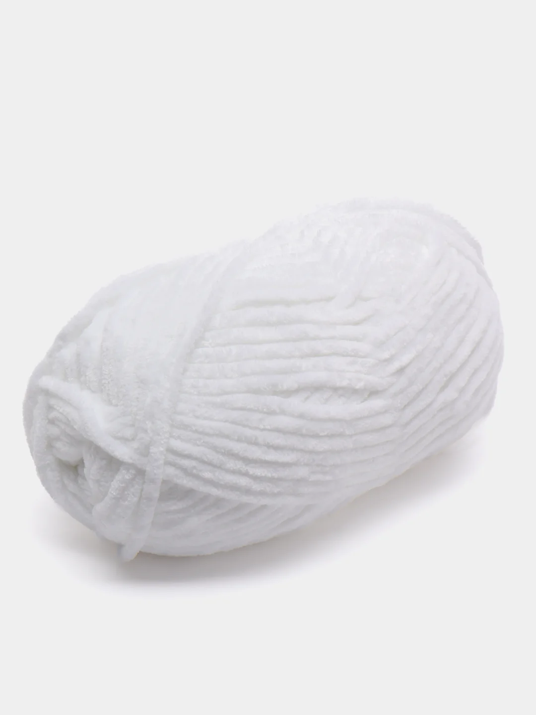 Белый плюшевая пряжа Himalaya Bursa Chenille, 100 г, 120 м