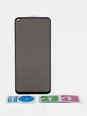 Хром защитное стекло антишпион для Xiaomi Redmi Note 9 (Сяоми Редми Нот 9)