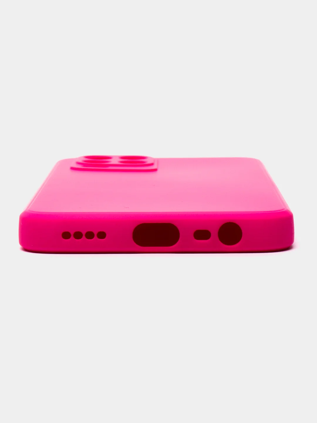 Тёмно-розовый чехол Silicone Cover для Realme 8/8 Pro (Реалми 8/8 про), силиконовый