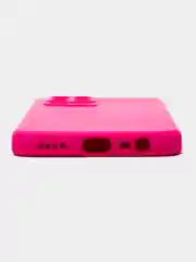 Тёмно-розовый чехол Silicone Cover для Realme 8/8 Pro (Реалми 8/8 про), силиконовый