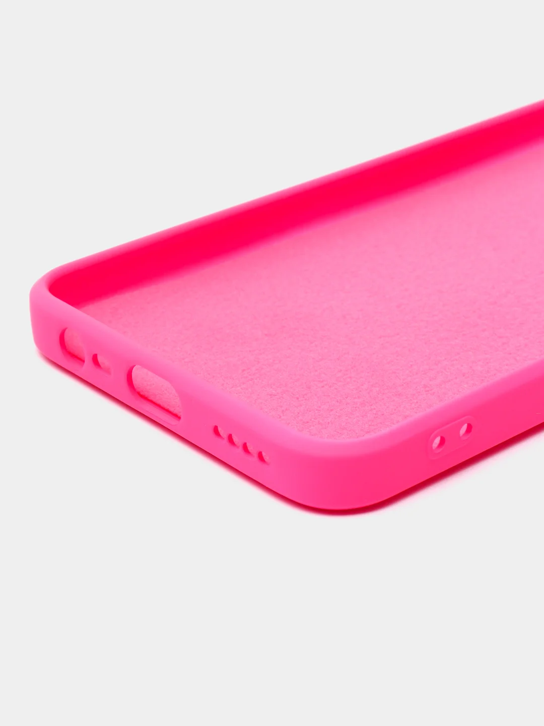 Тёмно-розовый чехол Silicone Cover для Realme 8/8 Pro (Реалми 8/8 про), силиконовый