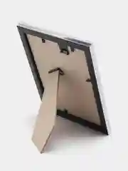 Серебряный фоторамка 10 х 15 со стеклом, оптом набор 1-4шт, профиль 1