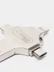 Flash-накопитель, 4 в 1, USB, Type-C, Lightning, Micro-USB