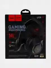 Белый наушники накладные, игровые Hoco W108, полноразмерная гарнитура, с микрофоном