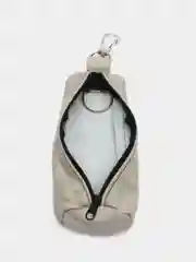 Серый ключница мужская женская  из натуральной кожи
