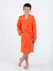 Коралловый халат вафельный, детский, размеры с 28 по 38, LILIANS