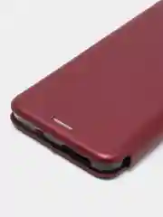 Бордовый чехол книжка для Xiaomi Redmi 10,Redmi note 10t/Poco M3Pro, Redmi Note 11, Poco X3,Poco F3