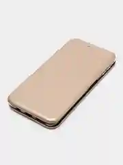 Золотой чехол-книжка для Samsung A8, A8 Plus, A7 (2018)