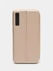 Золотой чехол-книжка для Samsung A8, A8 Plus, A7 (2018)