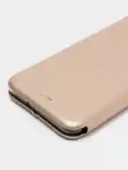 Золотой чехол-книжка для Samsung A8, A8 Plus, A7 (2018)