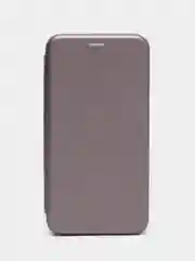 Серый чехол книжка для Samsung J1(16), J2 Prime, J3(16), J5(17), J6, J8