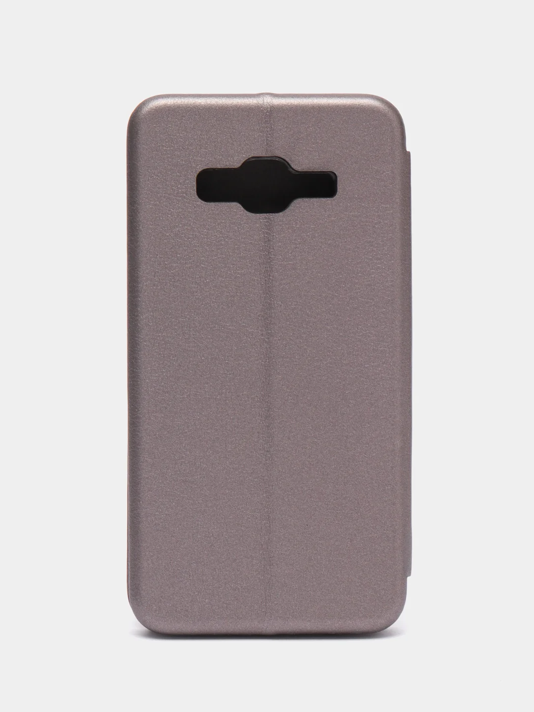 Серый чехол книжка для Samsung J1(16), J2 Prime, J3(16), J5(17), J6, J8