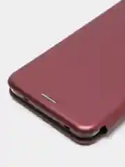 Бордовый чехол книжка для Redmi 9C/Redmi 10A, Redmi Note 9S/9Pro, Redmi Note 9, Redmi Note 9T