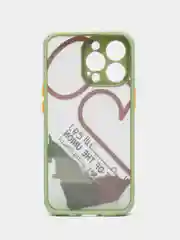 Желтый чехол на iPhone 13 pro / 12 / 12 Pro с принтом