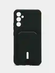 Чехол для Samsung Galaxy A34 / Самсунг Галакси А34, силиконовый, с карманом для карты