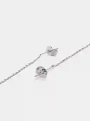 Серебряный серьги висячие протяжки, серьги цепочки