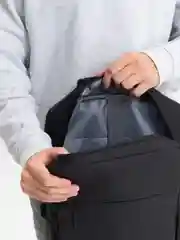 Черный рюкзак мужской с USB