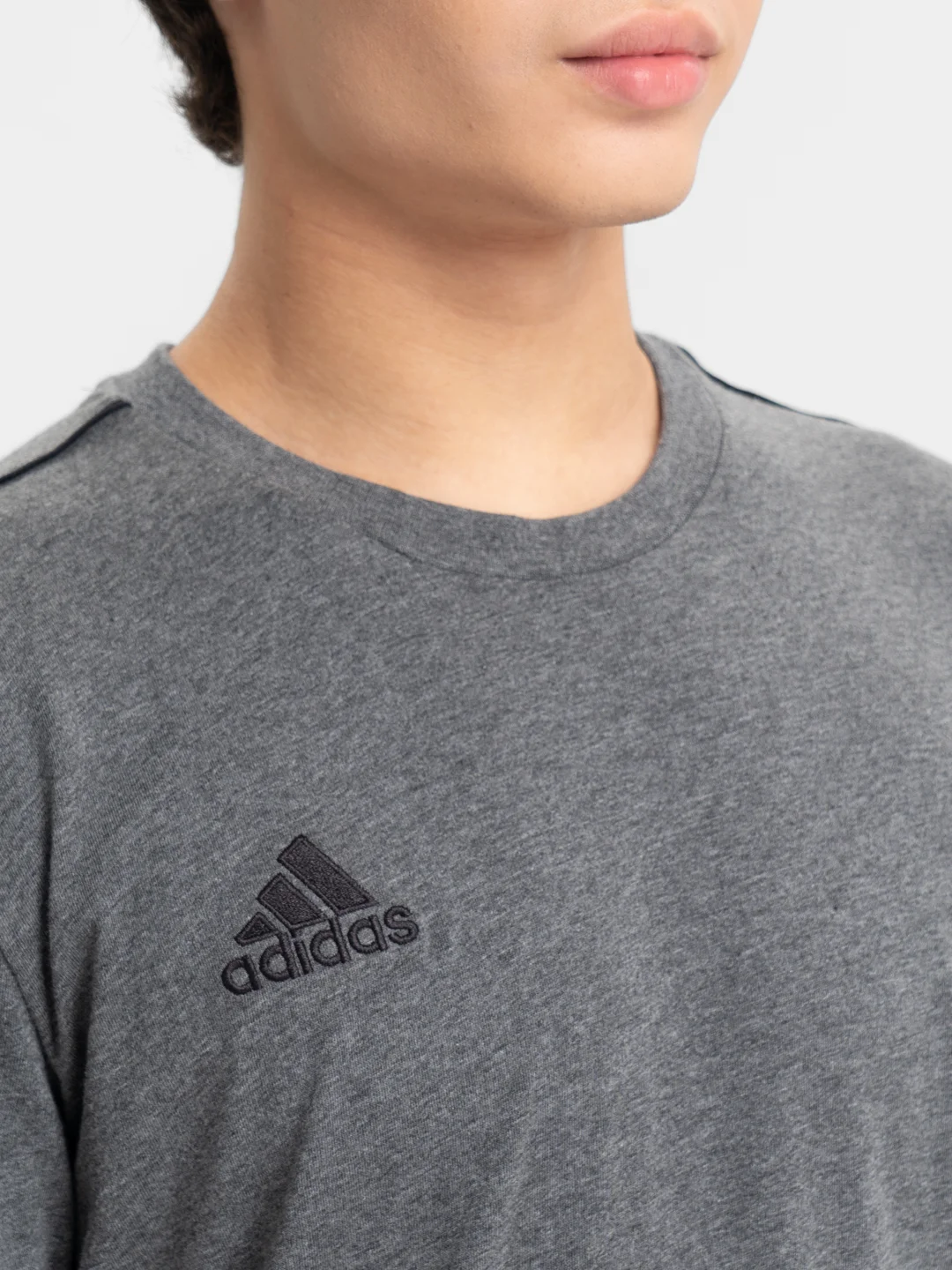 Серый футболка Core 18 Tee, мужская, из хлопка, серая