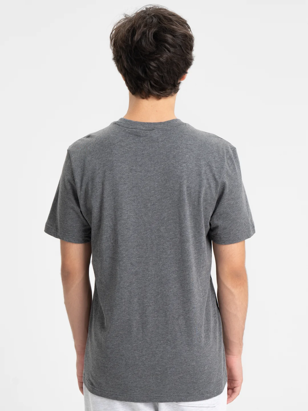 Серый футболка Core 18 Tee, мужская, из хлопка, серая
