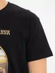 Черный футболка «Слава Босху!», черная