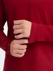 Бордовый лонгслив мужской