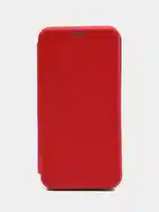 Красный чехол-книжка с карточкой для Xiaomi Redmi Note 8