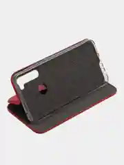 Красный чехол-книжка с карточкой для Xiaomi Redmi Note 8