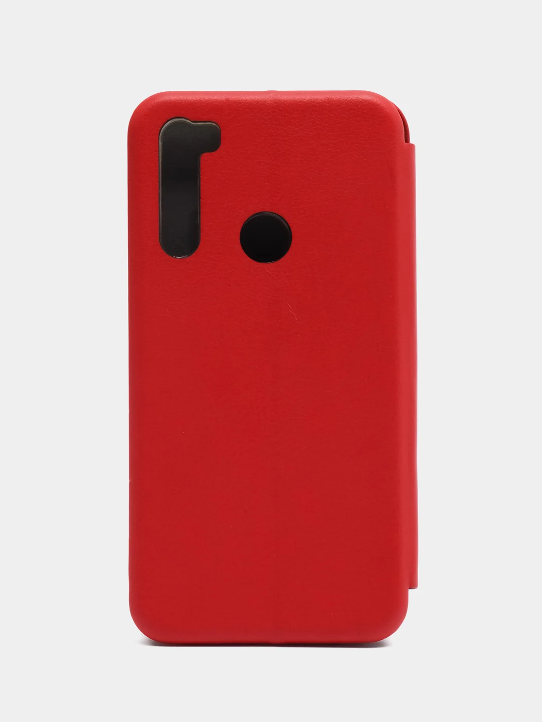Красный чехол-книжка с карточкой для Xiaomi Redmi Note 8