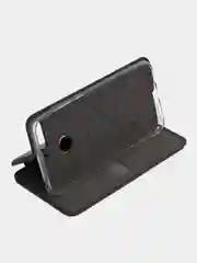 Синий чехол-книжка с карточкой для Huawei Y6 2018, Y6 Pro 2019, Y6 Prime 2019, Honor 8A