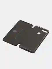 Синий чехол-книжка с карточкой для Huawei Y6 2018, Y6 Pro 2019, Y6 Prime 2019, Honor 8A