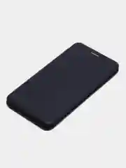 Синий чехол-книжка с карточкой для Huawei Y6 2018, Y6 Pro 2019, Y6 Prime 2019, Honor 8A