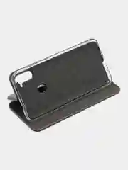 Серый чехол-книжка для Samsung A10, A11, A31, A71, A21S