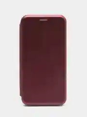 Бордовый чехол книжка для Samsung M21, M31, M31S