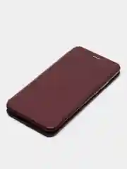 Бордовый чехол-книжка для Honor 9X Lite, 10X Lite, P Smart 2021
