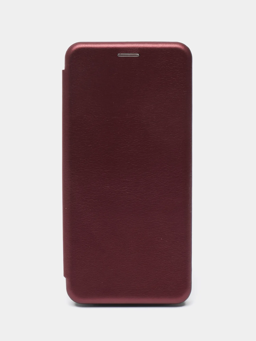 Бордовый чехол-книжка для Realme C11 (2020), C12, C35