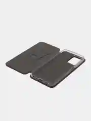 Бордовый чехол-книжка для Realme C11 (2020), C12, C35