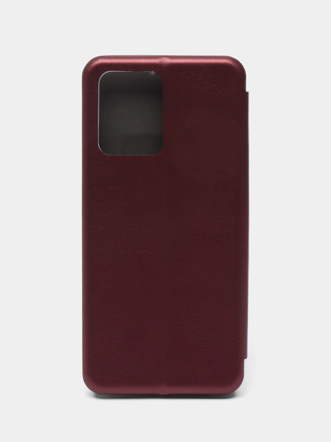 Бордовый чехол-книжка для Realme C11 (2020), C12, C35