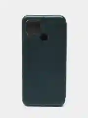 Зеленый чехол-книжка для Realme C11 (2020), C12, C35