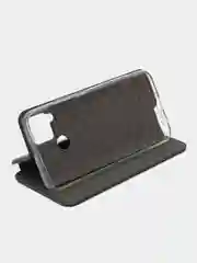 Зеленый чехол-книжка для Realme C11 (2020), C12, C35