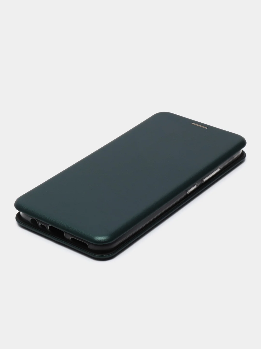Зеленый чехол-книжка для Realme C11 (2020), C12, C35